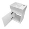 Small Bathroom Vanity, Modern, Wall Mount, 16